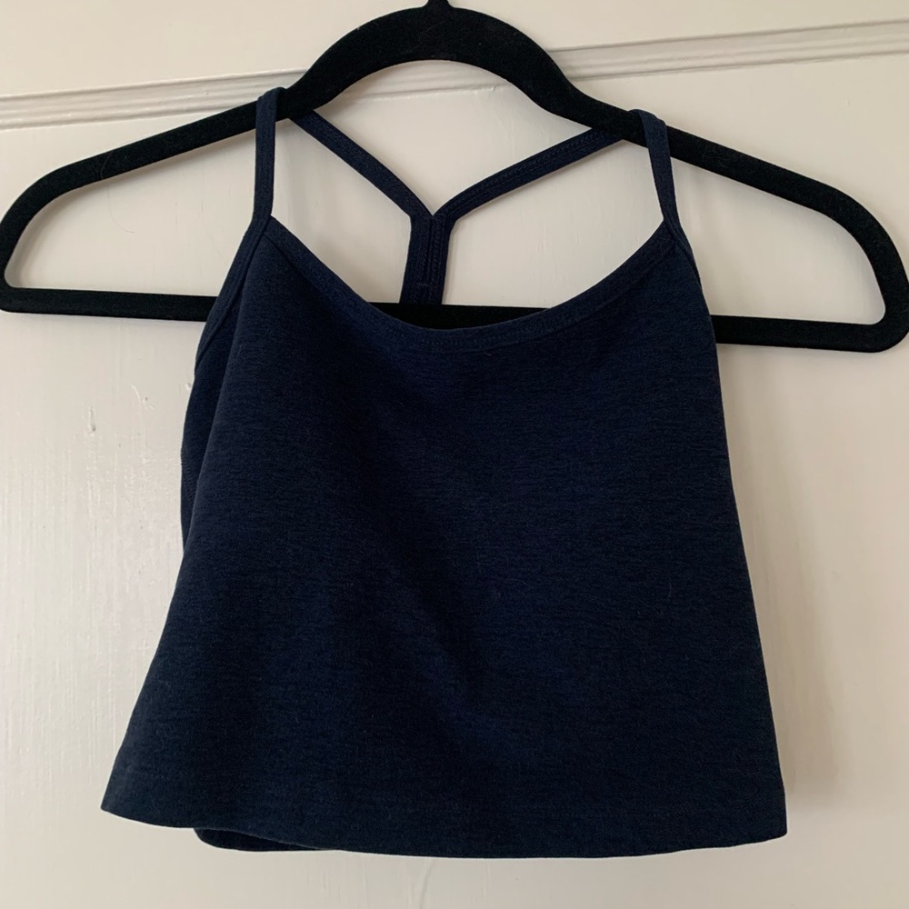 Beyond Yoga dark blue top XS